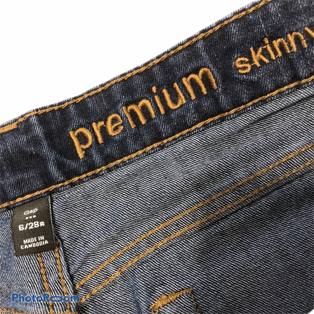 GAP Premium Skinny Mid Rise Stretch Jeans - Picture 5 of 8